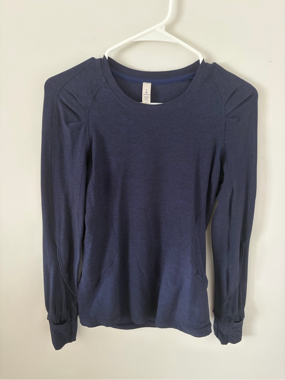 lululemon athletica Long Sleeve Crew Tee - Navy
